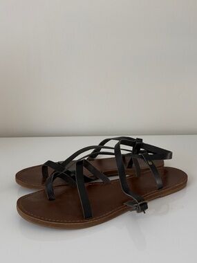Black Strappy Sandals